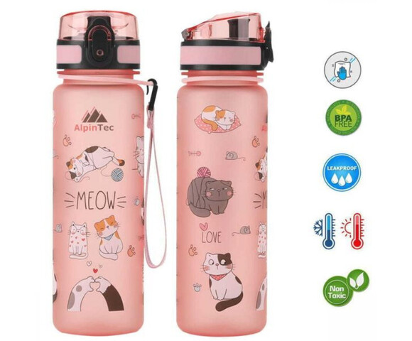 AlpinPro Παγούρι Flamingo Meow 500ml