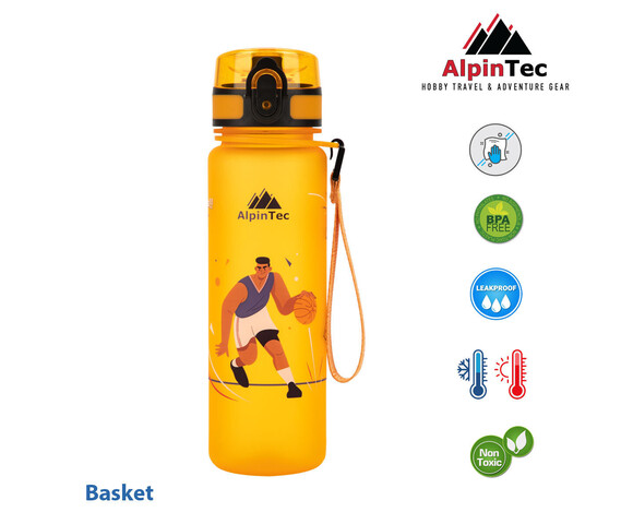 AlpinPro Παγούρι Kids Basket Πορτοκαλί  500ml