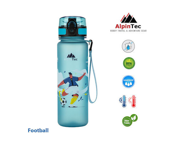 AlpinPro Παγούρι Kids Glow Blue Football 500ml