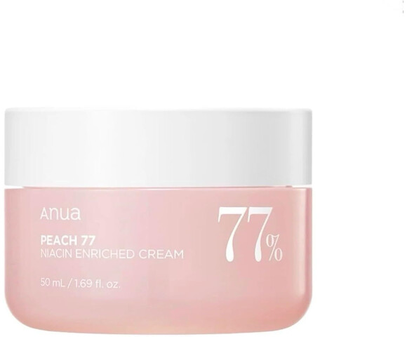 Anua Peach 77% Niacin Enriched Cream – Ενυδατική κρέμα-τζελ με προβιοτικά για ελαστικό δέρμα
