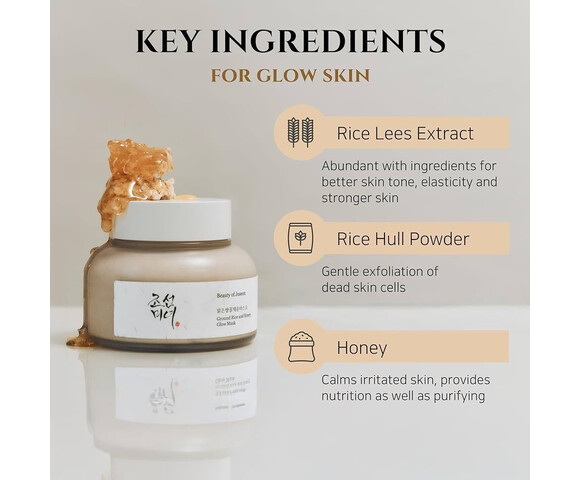 Beauty of Joseon Ground Rice And Honey Glow Μάσκα Προσώπου για Λάμψη 150ml