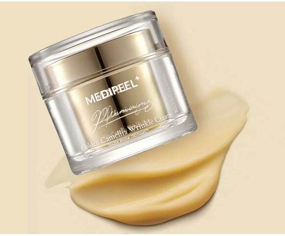 Medi Peel Peptide 9 Golden Camellia Αντιγηραντική Κρέμα Προσώπου για Ευαίσθητες Επιδερμίδες με Βιταμίνη C 50ml