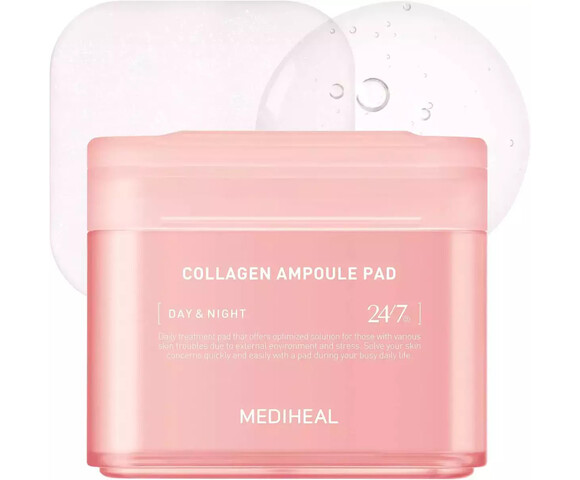 Mediheal Εμποτισμένα Δισκία Κολλαγόνου Collagen Ampoule Pads 100τμχ