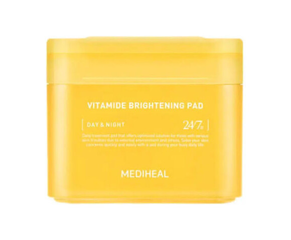 Mediheal Vitamide Brightening Pad- Eμποτισμένα δισκία για λάμψη και εξομάλυνση του τόνου