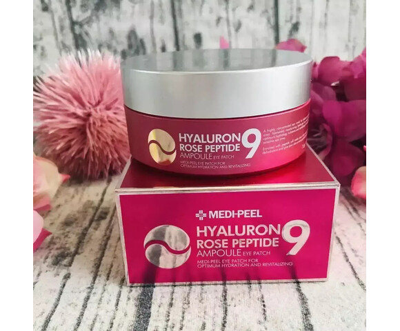 Medipeel - Hyaluron Rose Peptide 9 eye patches- Ενυδατικά επιθέματα ματιών