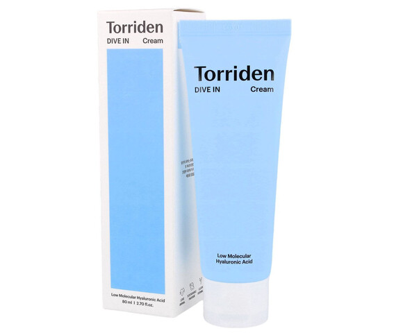 Torriden DIVE-IN Low Molecular Ενυδατική Κρέμα Προσώπου με Υαλουρονικό Οξύ 80ml