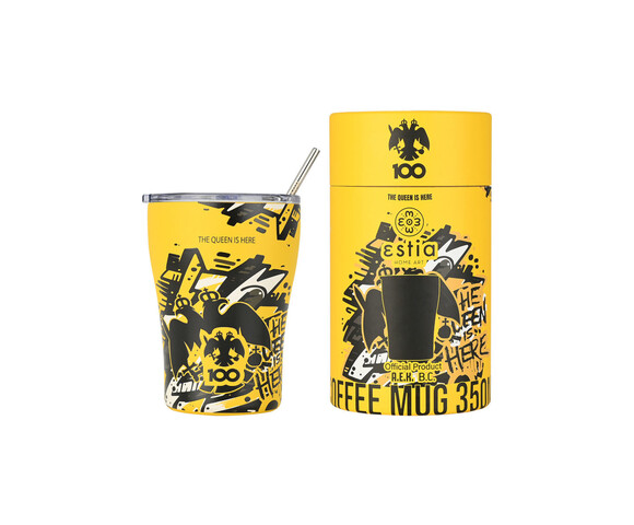 ΘΕΡΜΟΣ COFFEE MUG AEK BC EDITION THE QUEEN IS HERE 350ml