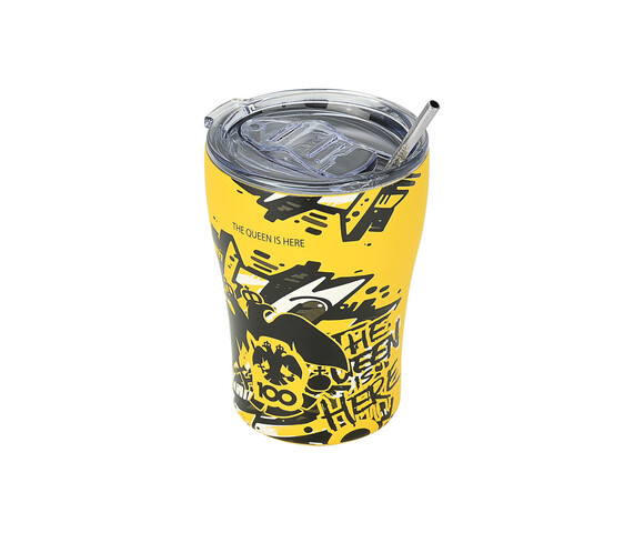 ΘΕΡΜΟΣ COFFEE MUG AEK BC EDITION THE QUEEN IS HERE 350ml