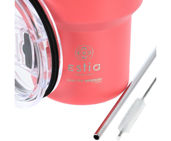 ΘΕΡΜΟΣ MUG LITE SAVE THE AEGEAN 400ml FUSION CORAL