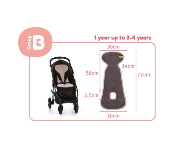 Aeromoov Αντι-ιδρωτικό κάλυμμα Air Layer Aeromoov  Anthracite για καρότσι Classic - Ανθρακί