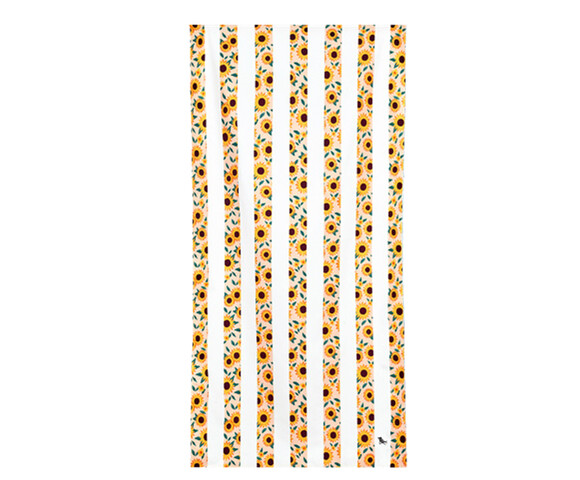 Dock & Bay: Πετσέτα θαλάσσης Quickdry Flower Power - Sunflower Solstice Yellow (Μικροϊνες)  X-Large  200x90cm