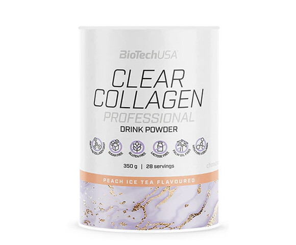 Biotech USA Clear Collagen Professional 350gr Ice Tea Peach