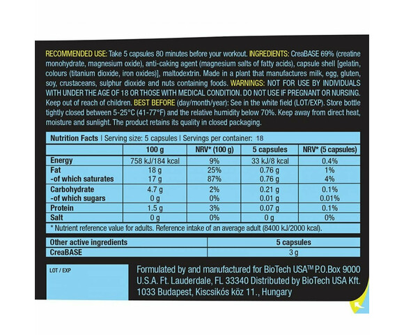 Biotech USA Creatine PH-X 90 κάψουλες