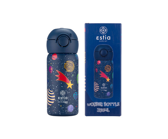 Estia Παιδικό Παγούρι Θερμός Ανοξείδωτο Cosmic Voyagers 350ml 01-23478