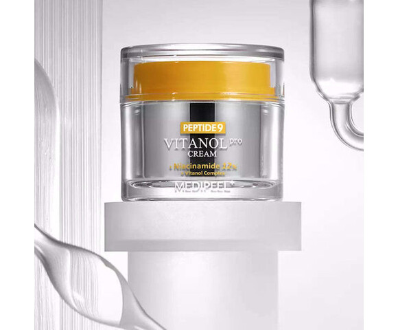 Medi Peel Peptide 9 Vitanol Pro Αντιγηραντική Κρέμα Προσώπου για Ξηρές Επιδερμίδες κατά των Πανάδων με Νιασιναμίδη 50gr