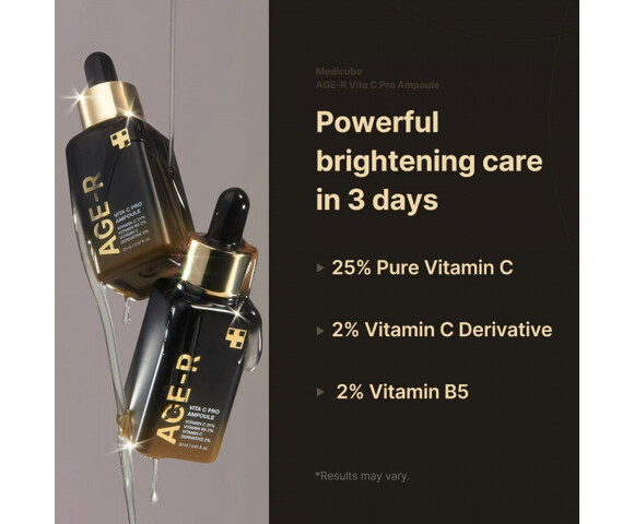 Medicube Age-R Vita C Pro Ampoule – Ορός με βιταμίνη C για φωτεινότητα
