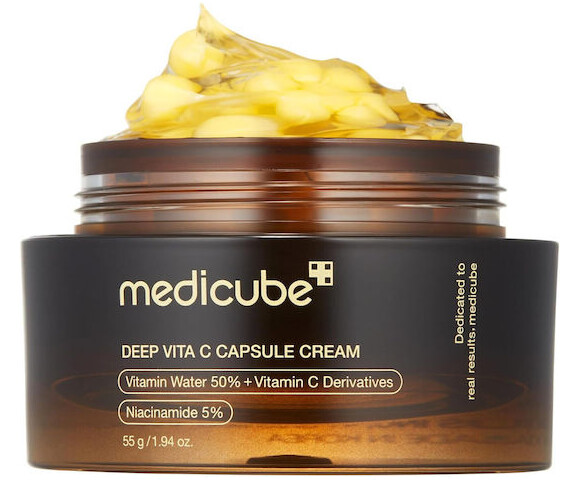 Medicube Deep Vita C Capsule Cream – Ενυδατική κρέμα διπλής υφής για φωτεινό δέρμα