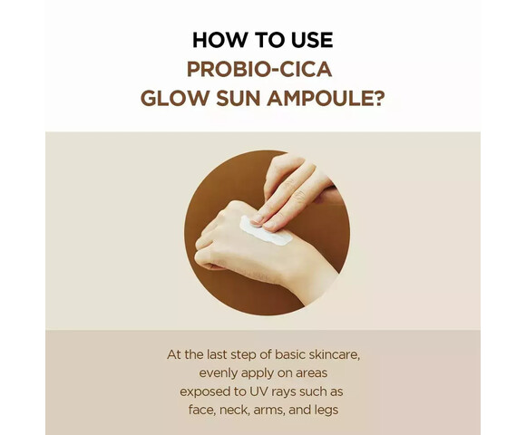 Skin1004 Probio-Cica Glow Sun PA++++ Αντηλιακό Προσώπου SPF50+