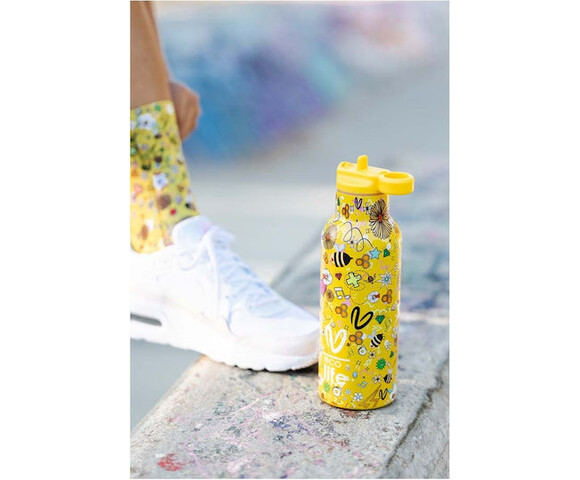 Ecolife X Vasiliki Ανοξείδωτο Μπουκάλι Θερμός Joy 500ml (33-BO-2323)