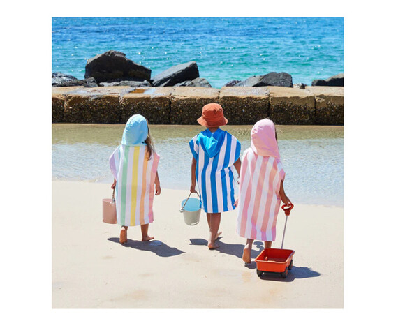 Dock & Bay: Παιδικό πόντσο Quickdry - Unicorn Waves Microfiber (Μικροϊνες) 6-10 ετών
