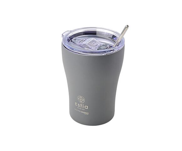 Estia Ποτήρι Θερμός Ανοξείδωτο Fjord Grey 350ml 01-12441