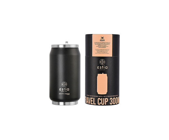 ΘΕΡΜΟΣ TRAVEL CUP SAVE THE AEGEAN 300ml MIDNIGHT BLACK