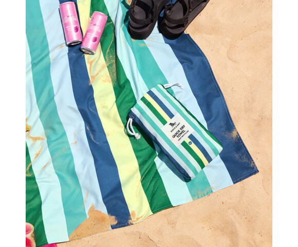 Dock & Bay: Πετσέτα θαλάσσης Quickdry Cabana - Cool Lagoon Microfiber (Μικροϊνες)  X-Large  200x90cm