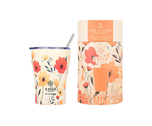 Estia Ποτήρι Θερμός Ανοξείδωτο Summer Reverie 350ml 01-23003