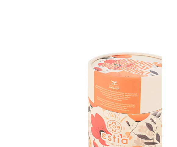 Estia Ποτήρι Θερμός Ανοξείδωτο Summer Reverie 350ml 01-23003