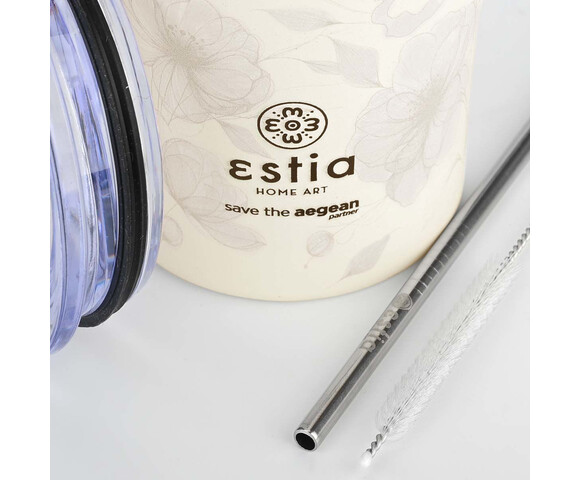 Estia Ποτήρι Θερμός Ανοξείδωτο Terra Serenity 350ml 01-23034