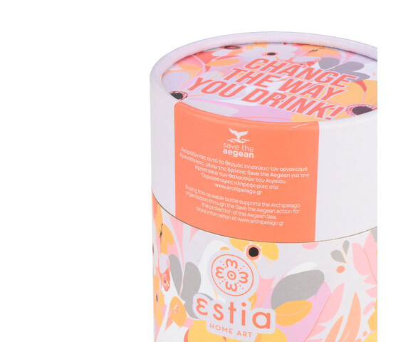 Estia Ποτήρι Θερμός Ανοξείδωτο Spring Sonata 350ml 01-23126