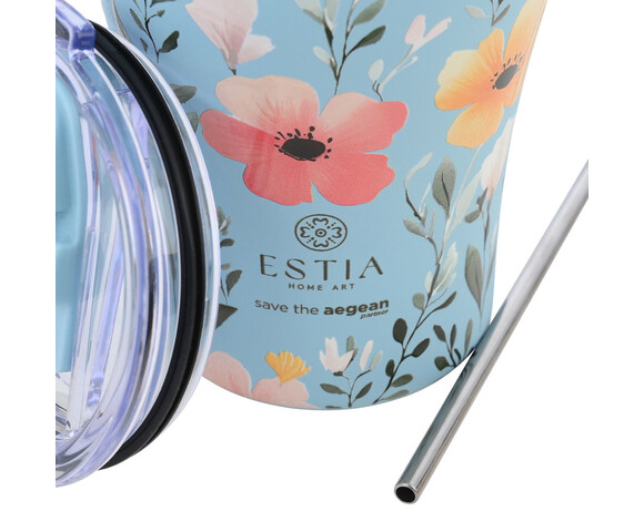 Estia Ποτήρι Θερμός Ανοξείδωτο Sky Garden 350ml 01-31695