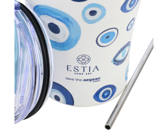 Estia Ποτήρι Θερμός Ανοξείδωτο Spirit of Luck 350ml 01-31749