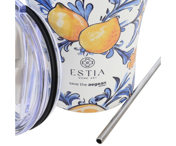 Estia Ποτήρι Θερμός Ανοξείδωτο Amalfi Coast 350ml 01-31756