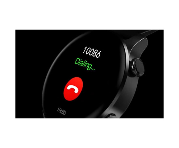 Alfa Care Kepler S25 Aluminium Smartwatch με Παλμογράφο (Μαύρο)