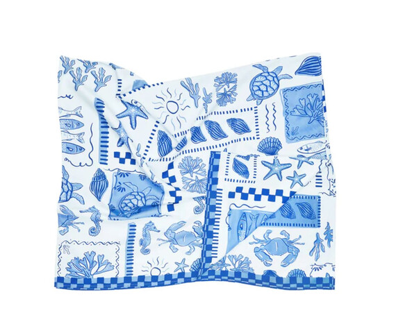 Dock & Bay: Πετσέτα θαλάσσης Quickdry - Grecian Shores Microfiber (Μικροϊνες)  Large  160x90cm