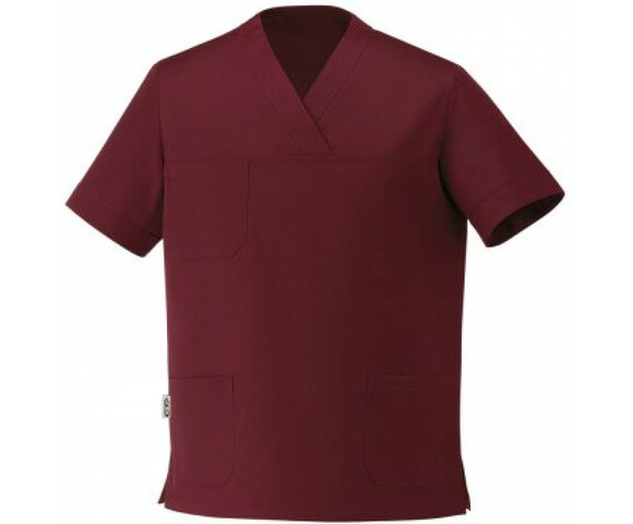 Egochef Μπλούζα Σεφ Unisex Μπορντό με Κοντό Μανίκι Leonardo - 5500003C