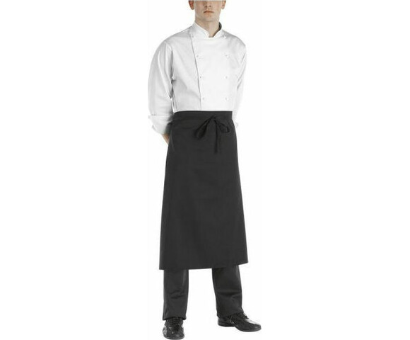 Egochef Ποδιά Σεφ Μέσης Μαύρη 6107002N