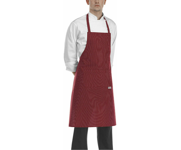 Egochef Ποδιά Σεφ Ολόσωμη Μπορντό 6103055C
