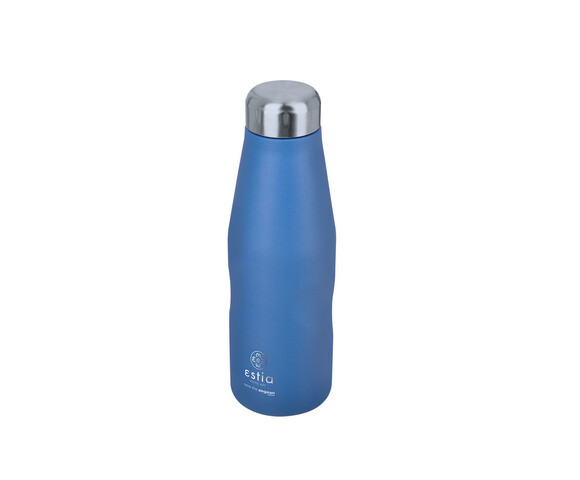 Estia Travel Flask Ανακυκλώσιμο Μπουκάλι Θερμός Ανοξείδωτο BPA Free 500ml Denim Blue 01-12052