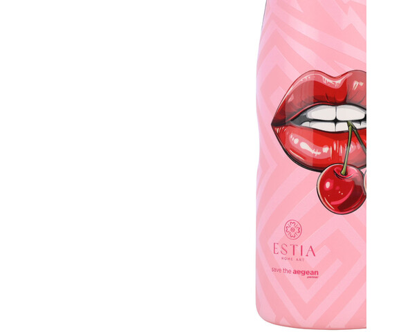 Estia Travel Flask Μπουκάλι Θερμός Ανοξείδωτο BPA Free 500ml Blush Pop 01-31657