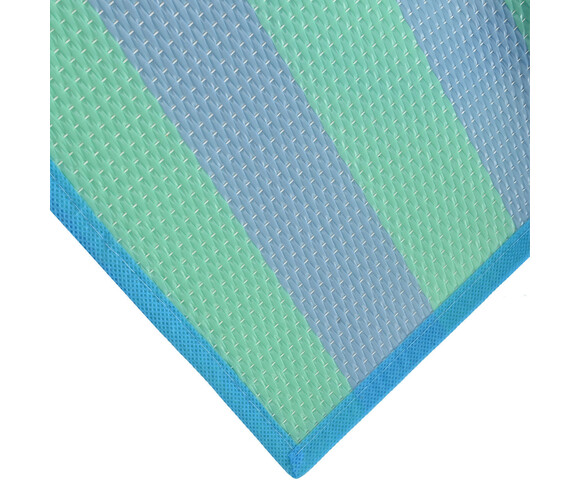 Estia Ψάθα Παραλίας Πλαστική Γαλάζια 180x180εκ.