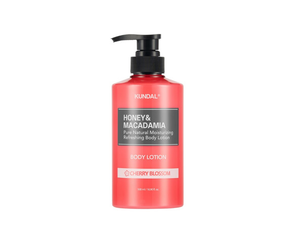 Kundal Honey & Macadamia Pure Body Lotion 500ml – Λοσιόν σώματος με άρωμα Cherry Blossom
