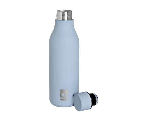 Ecolife Μπουκάλι Θερμός Ανοξείδωτο 550ml Powder Blue