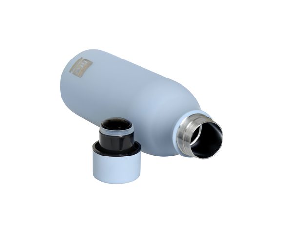 Ecolife Μπουκάλι Θερμός Ανοξείδωτο 550ml Powder Blue