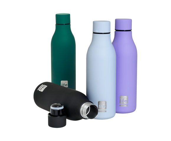 Ecolife Μπουκάλι Θερμός Ανοξείδωτο 550ml LevanderEcolife Μπουκάλι Θερμός Ανοξείδωτο 550ml Levander