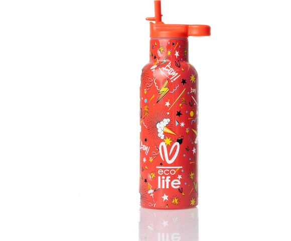 Ecolife X Vasiliki Ανοξείδωτο Μπουκάλι Θερμός Spitha 500ml (33-BO-2326)
