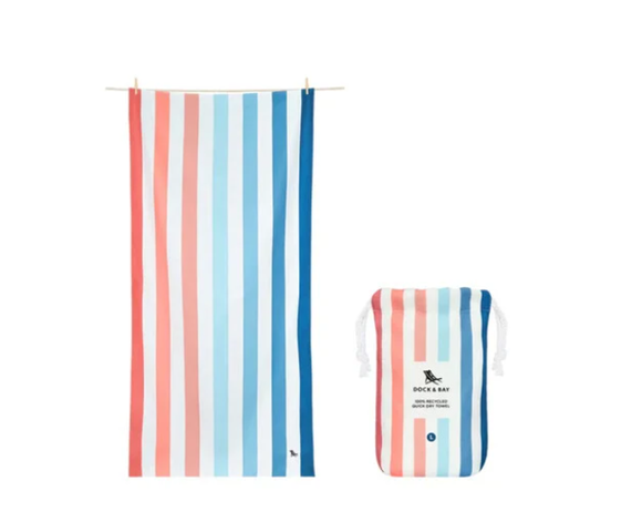 Dock & Bay: Πετσέτα θαλάσσης Quickdry - Sand to Sea (Μικροϊνες)  X-Large  160x90cm