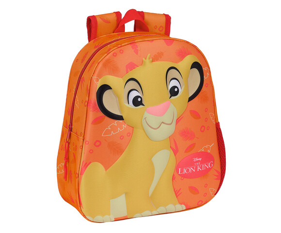 Safta: Tσάντα πλάτης παιδικού 3D Lion King Simba