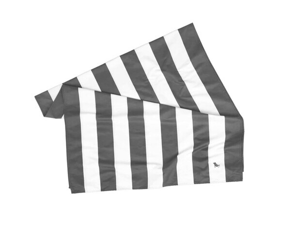 Dock & Bay: Πετσέτα θαλάσσης Quickdry - Kamari Charcoal (Μικροϊνες)  Large  160x90cm